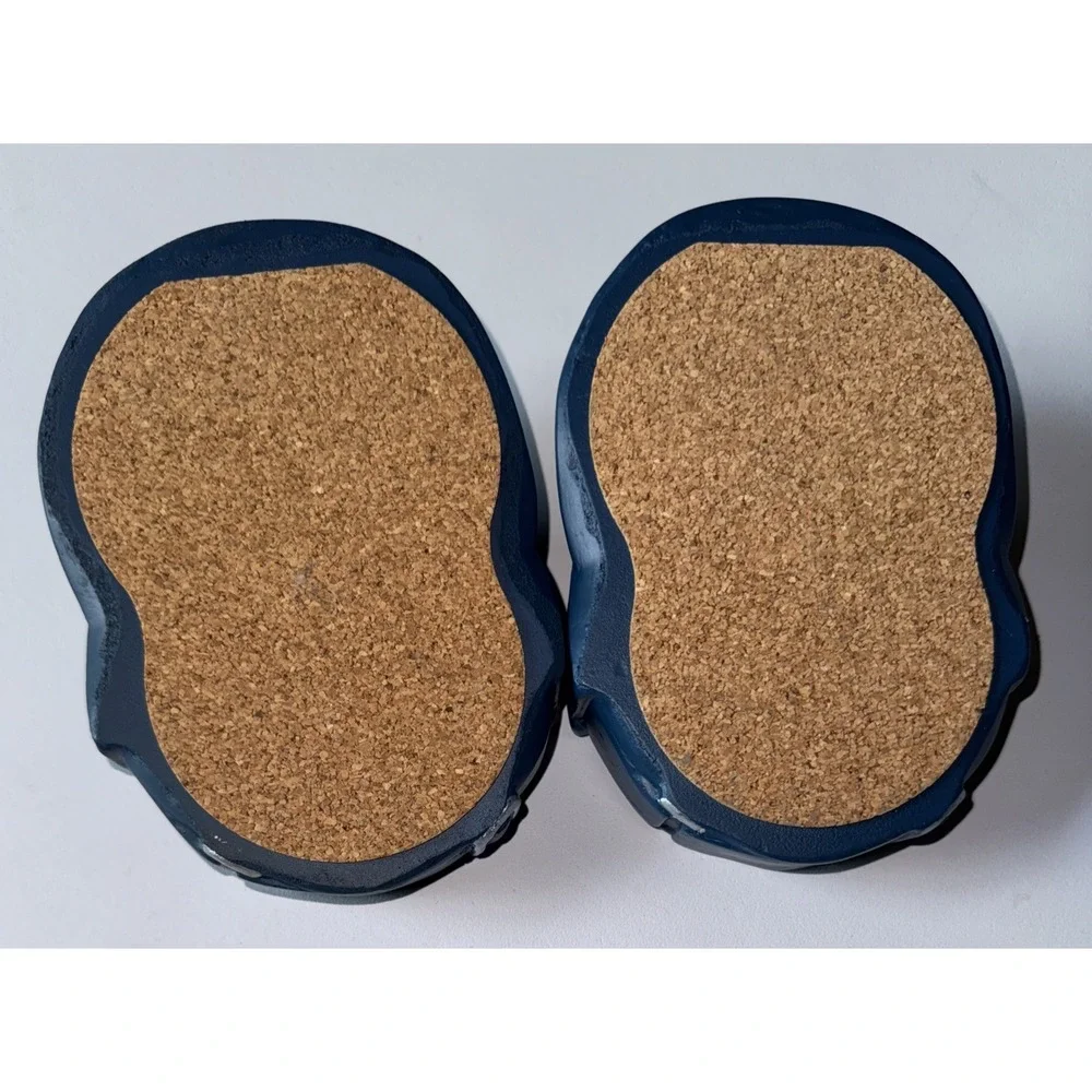 Tour Visor Coasters Mimics Tennis Captain‎ Or Golf Visor Set of 2 In Blue